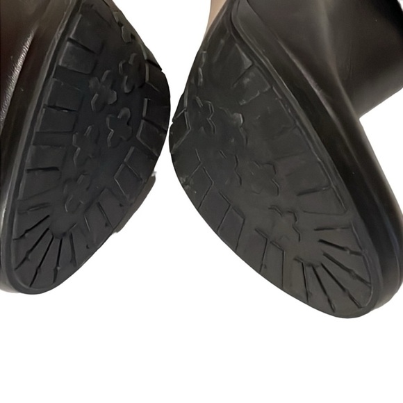 Cole Haan Black Leather Harness Stiletto Booties Size 9.5 - Picture 9 of 9